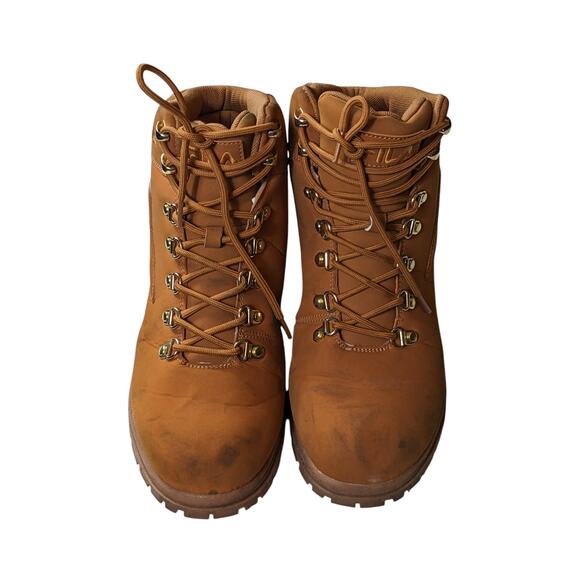 Fila Boots Mens 10.5 Diviner Combat Work Shoes Synthetic Lace Up Hiking 1HM00556 - Picture 5 of 14